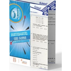 Benim Hocam Yayınları 6. Sınıf Matematik Çek Kopar Yaprak Test