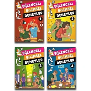 Eğlenceli Bilimsel Deneyler Seti - 4 Kitap