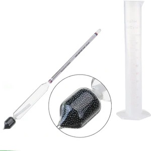 Alkol-metre Dansimetre Alkol Ölçer ve 100 ml Mezur Seti thr246