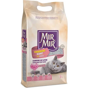 Mırmır Hoş kokulu İnce Taneli Topaklanan Kedi Kumu 4 X 5 Lt