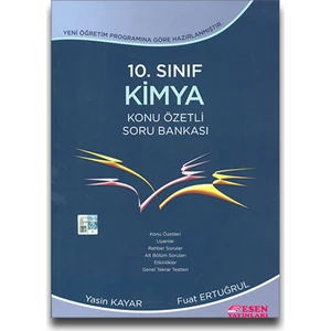Esen Yayınları 10. Sınıf Kimya Konu Özetli Soru Bankası