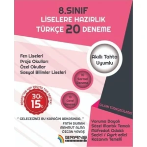 2019 Lgs Türkçe 20 Deneme - Fatih Duman