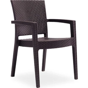 Paris Rattan Koltuk Kahve
