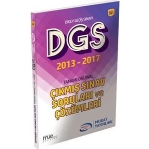 Murat Yayınları DGS 2013-2017 Tamamı Orijinal Çıkmış Sınav Soruları ve Çözümleri