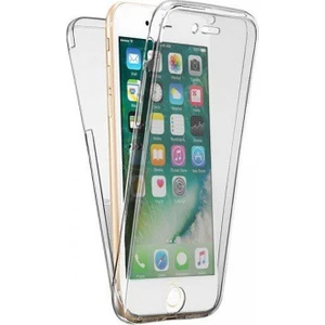 Apple iPhone 8 Plus  Kılıf Ön Arka Şeffaf Silikon Koruma Şeffaf