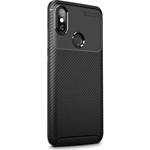 Xiaomi Red Mi Note 5 Pro Kılıf Negro Karbon Dizayn Silikon