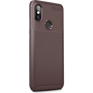 Xiaomi Red Mi Note 6 Pro Kılıf Negro Karbon Dizayn Silikon