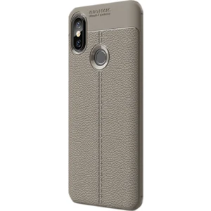 Xiaomi Mi Max 3 Kılıf Niss Silikon Deri Görünümlü Ultra Koruma