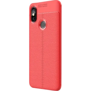 Xiaomi Mi Max 3 Kılıf Niss Silikon Deri Görünümlü Ultra Koruma