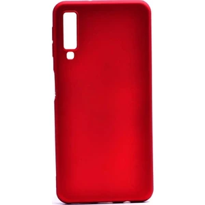 Case Street Samsung Galaxy A7 2018 A750F Kılıf Premier Silikon Kırmızı