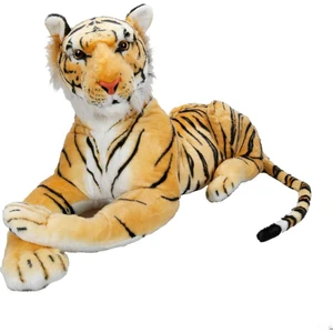 Puffy Friends Kaplan 60 cm Yatan Peluş Oyuncak
