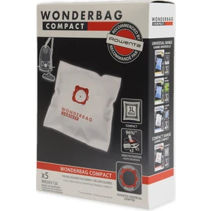 Wonderbag Universal Compact Toz Torbası (1 Pakette 5 Adet)