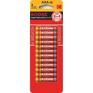 Blisterli Çinko Karbon ince Pil ( 8+4 Hediye ) - 12'li Paket