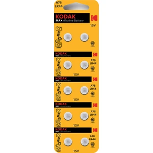 A76/LR44 Alkalin Düğme Pil - 10'lu Paket