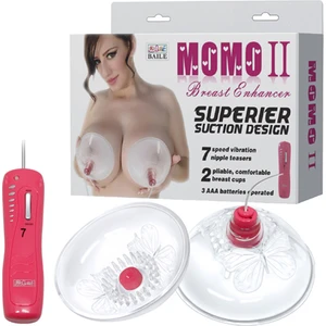 MOMO 7 Titreşim Ayarlı Göğüs Ucu Uyarıcılı Göğüs Vakum Pompası