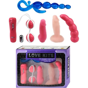 Love Kits Çiftlere Özel Titreşimli Vibratör Set Anal Plug Set