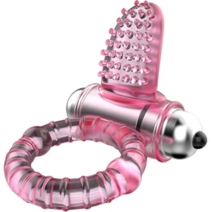 10 Titreşimli Penis Halkası Klitoral Vibratör Bayan Mastürbatör
