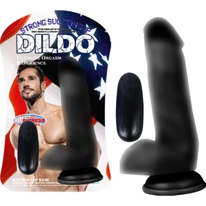 Adure 18 cm 10 Titreşimli Realistik Zenci Vibratör Gerçekçi Penis