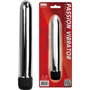 Passion 17 cm Güçlü Titreşimli Metal Vibratör Anal Plug Dildo