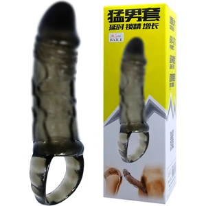 2 cm Dolgulu Süper Kalite Silikon Penis Kılıfı Zenci Penis Dildo