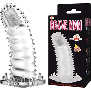 Güçlü Titreşimli Penis Kılıfı Klitoris Nokta Temaslı Vibratör