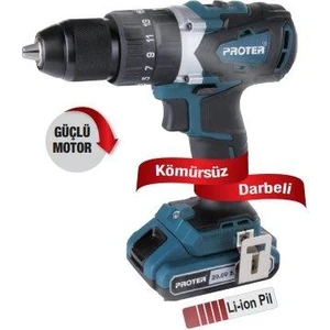 Pst 720 Bl Kömürsüz Darbeli Şarjlı Matkap 20 V 2.0 Ah