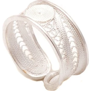 Sümer Telkari Telkari Elişi Gümüş Yüzük 1112