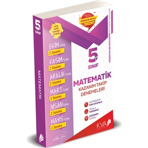 Koray Varol Akademi  5.Sınıf Matematik Kazanım Takip Denemeleri
