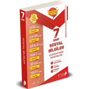 Koray Varol Akademi  7.Sınıf Sosyal Bilgiler Kazanım Takip Denemeleri