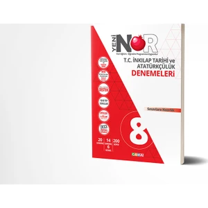 Gama Yayınları Nar 8. Sınıf T.C. İnkılap Tarihi Ve Atatürkçülük 20'li Deneme