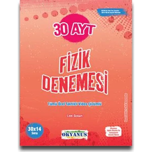 Okyanus Yayınları AYT 30 Fizik Denemesi