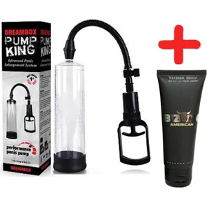 PumpKing DreamBox Süper Vakum Penis Pompası + Penis Bakım Kremi