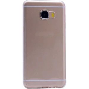 Samsung Galaxy C7 Ultra İnce Silikon Kapak 0.2 mm