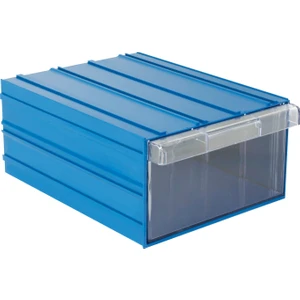 Sembol Plastikset510 Mavi Şeffaf Plastik Çekmeceli Kutu