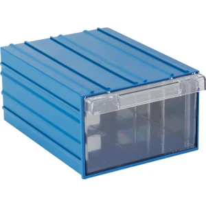 Sembol Plastik  Set 175 Mavi Şeffaf Plastik Çekmeceli Kutu