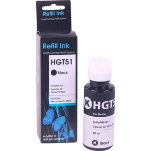 Hp GT51 (X4E40AE) Serisi Deskjet Siyah SMART Mürekkep (GT5810-5820) (90ml)