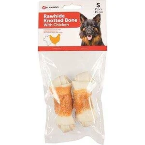Tavuk Eti Sargılı Düğüm Kemik Köpek Ödülü 2 Li 11 Cm