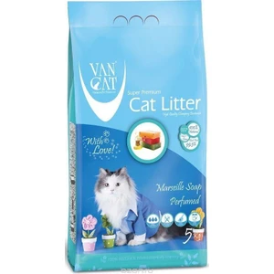 Vancat Marsılya Sabunlu Bentonit Kedi Kumu Kalın Taneli 5 Kg