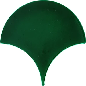 Armada Çini 17x17 cm Koyu Yeşil Balık Pulu Seramik