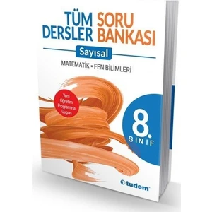 Tudem Yayınları 8. Sınıf Tüm Dersler Sayısal Soru Bankası