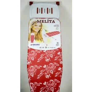 Çingillioğlu CM-304 Melita Ütü Masası Kırmızı Çiçek Desen