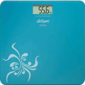 AR 550 Sottile Dijital Cam Banyo Baskülü Mavi
