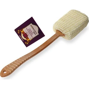 İpek Naturel Natural Healty Sisal Ahşap Saplı Masaj Lifi Ve Esterya Plus At Kestanesi Sabunu