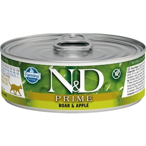 Prime Yaban Domuzu & Elma Yetişkin Kedi Konservesi 80 gr