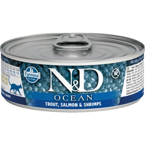 Ocean ,Somon,Tuna Yetişkin Kedi Konservesi  80 gr