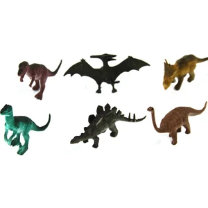 Oyuncak Dinazorlar Figür Seti Vahşi Hayvanlar Dinazor Set Dinazor 6 Parça