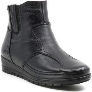 Kauçuk Kürklü Deri  Kadın Bot 25157