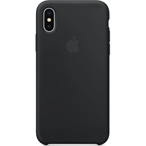 Apple iPhone X Siyah Silikon Kılıf Kauçuk Arka Kapak