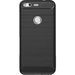 Google Pixel Brushed Carbon Fiber Silikon TPU Kılıf