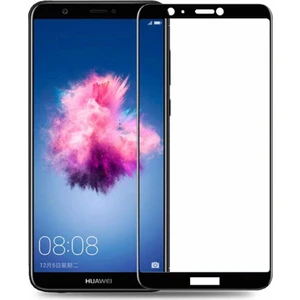 Huawei P Smart Tam Kaplama Çerçeveli Tempered Cam